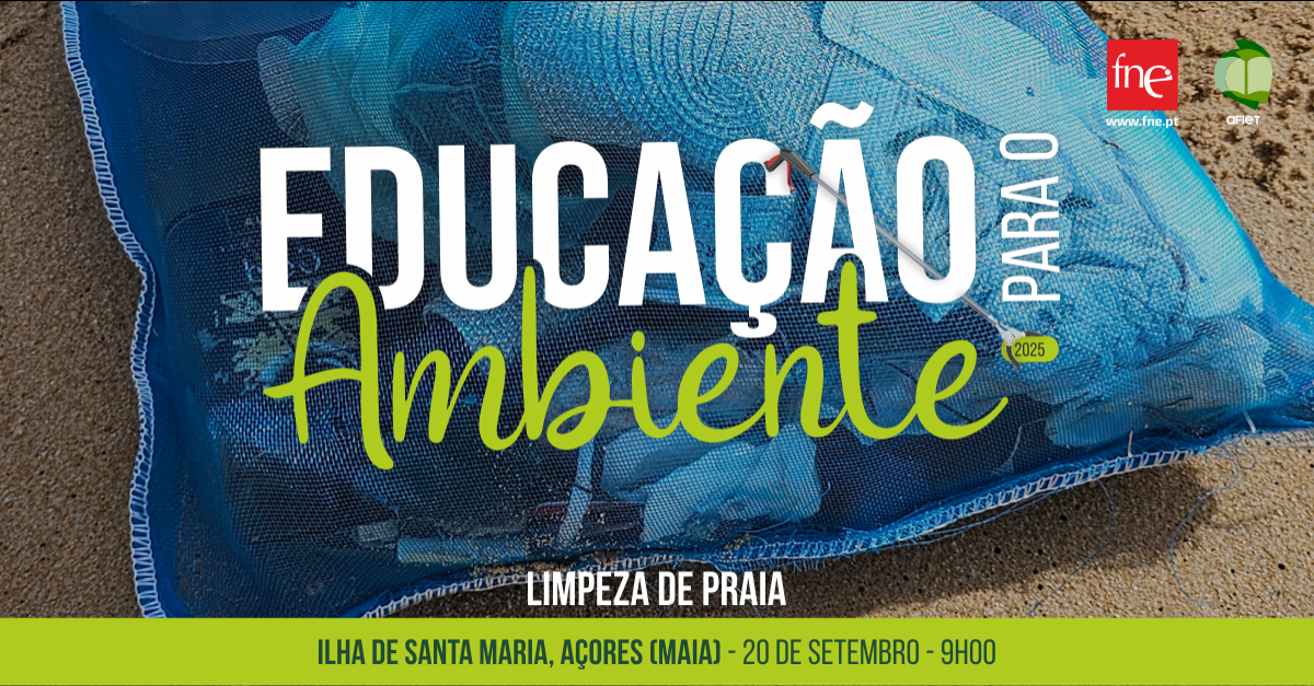 Ação de limpeza costeira nos Açores